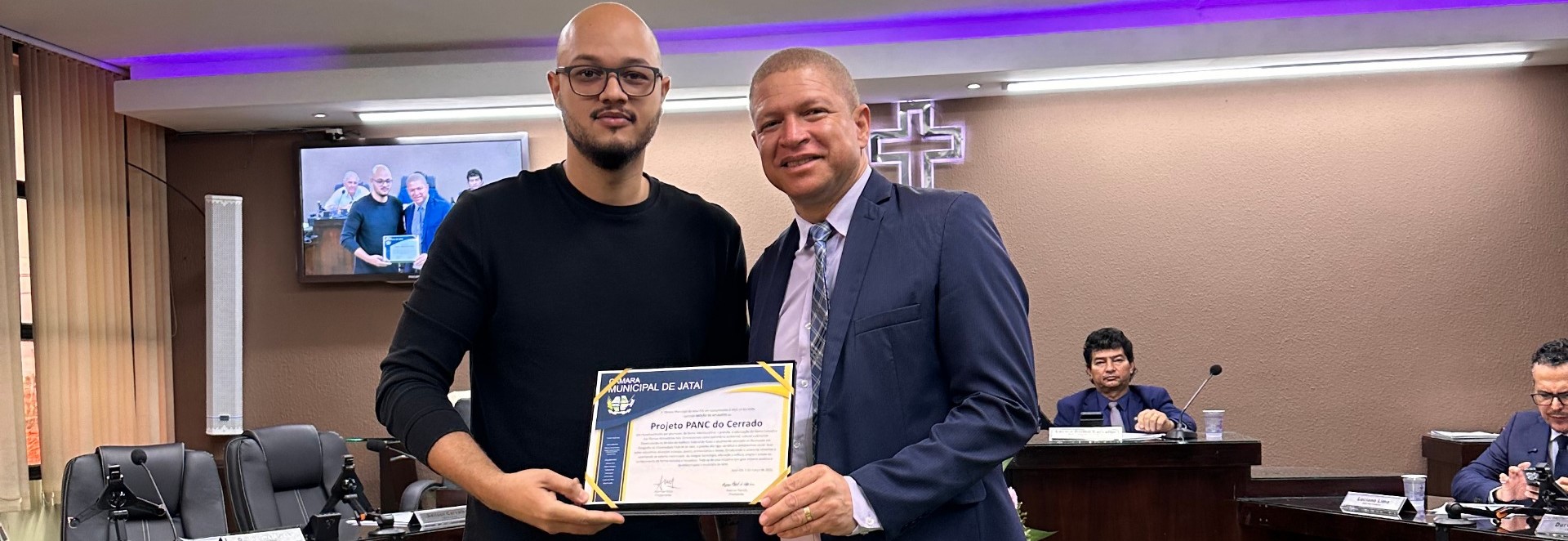 Pesquisador e instrutor do Senac é homenageado na Câmara Municipal de Jataí